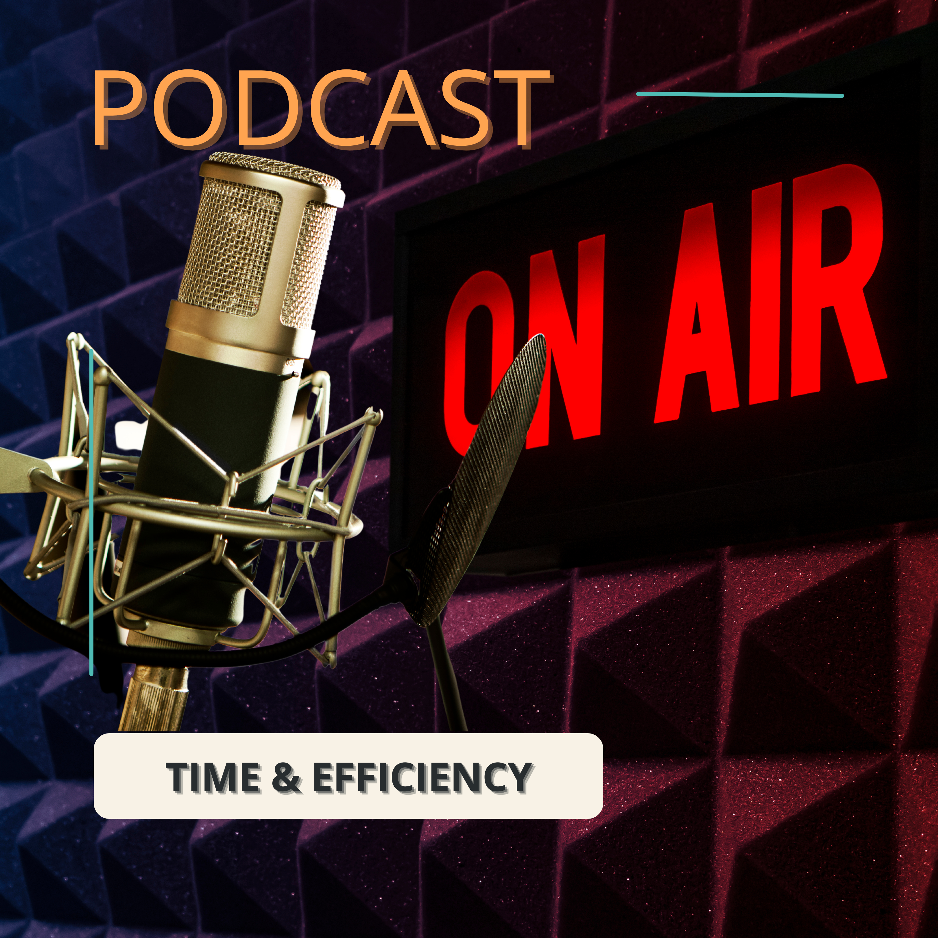 Podcast Services image describing the time & efficiency aspect of our services